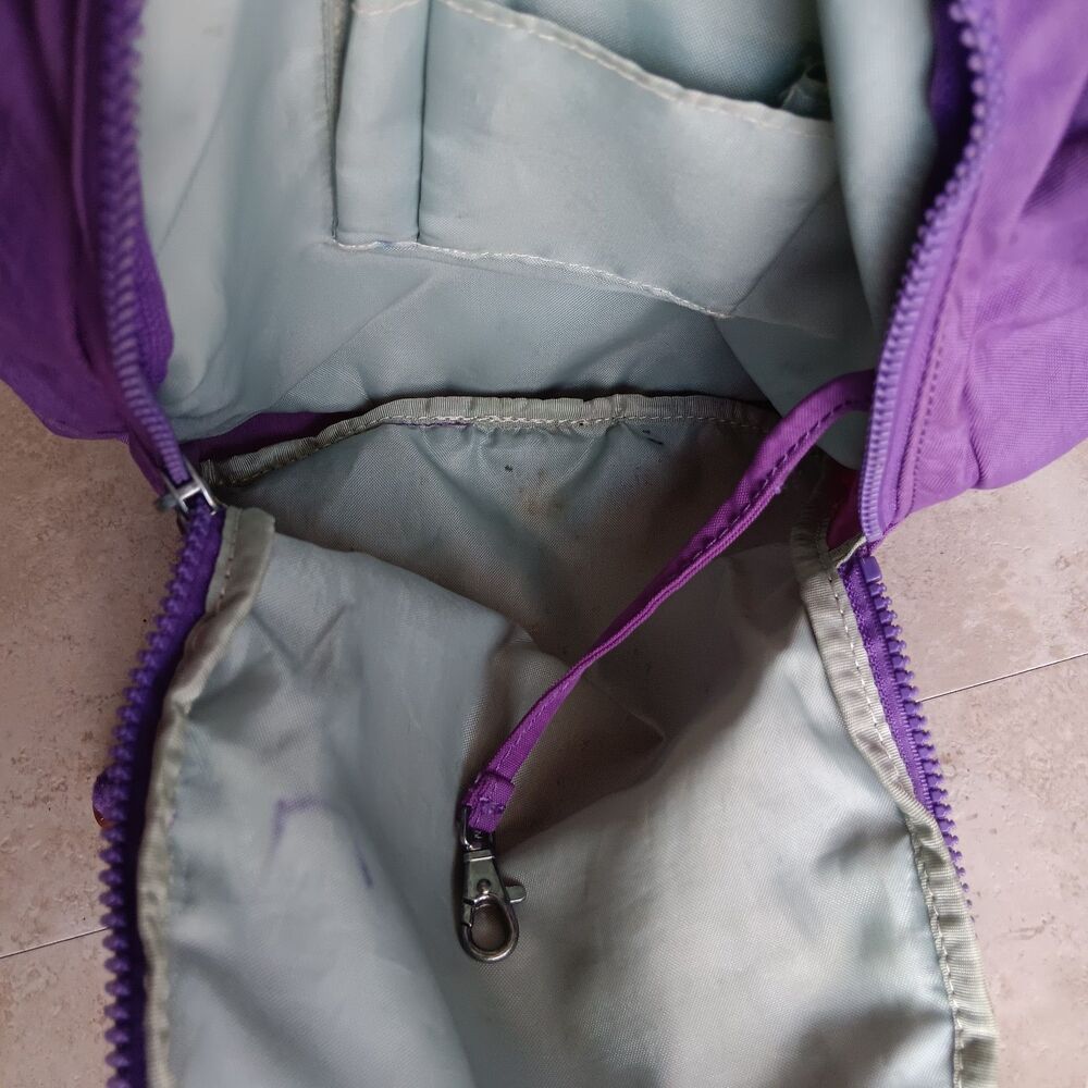 Kipling Challenger Medium Backpack Dark Plum/Viol… - image 5